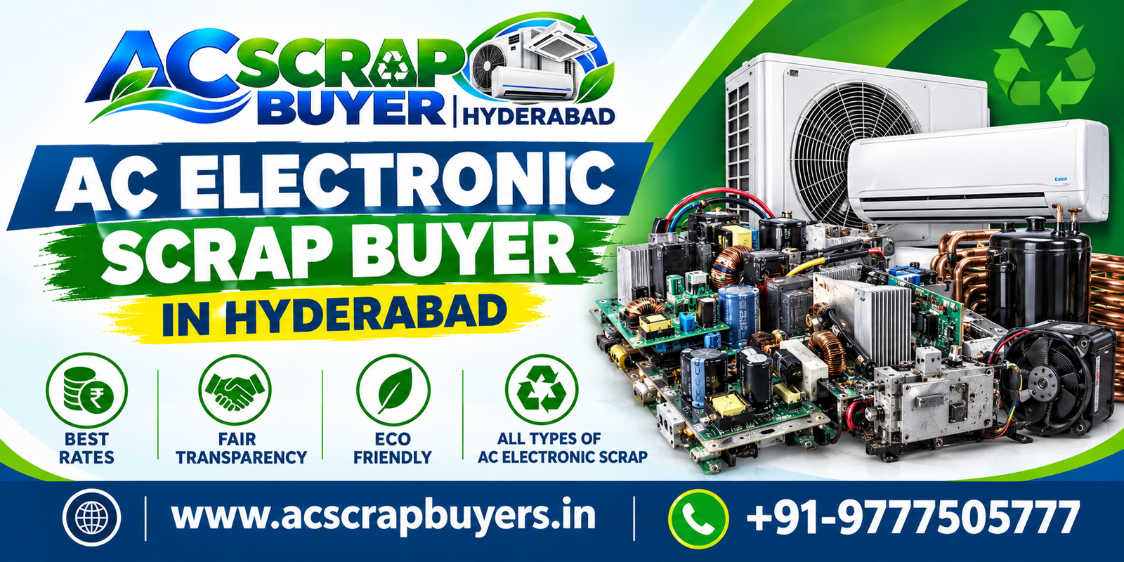 AC Electronic Scrap Buyer in Hyderabad